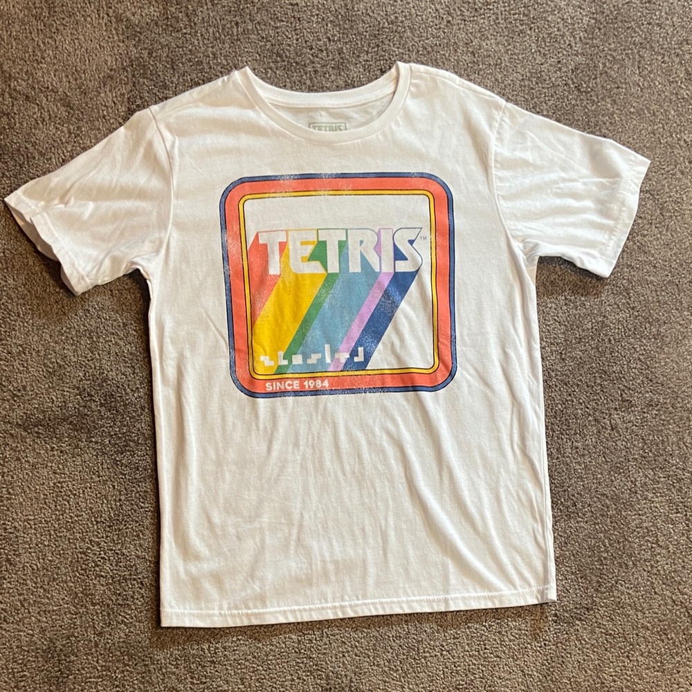 Tetris Youth Size XL T-Shirt Short Sleeves